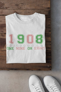 1908 Alpha Kappa Alpha Sorority T-Shirt