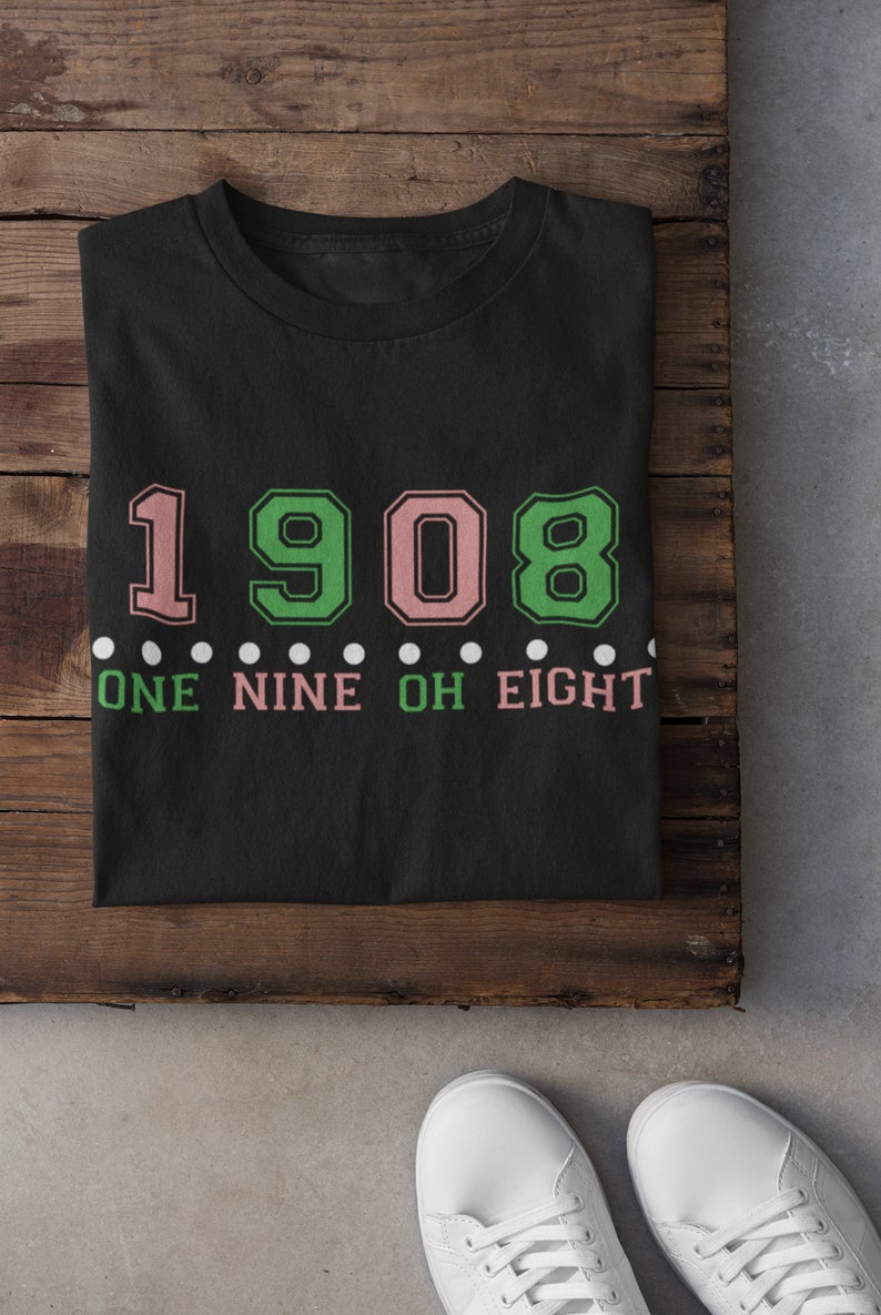 1908 Alpha Kappa Alpha Sorority T-Shirt