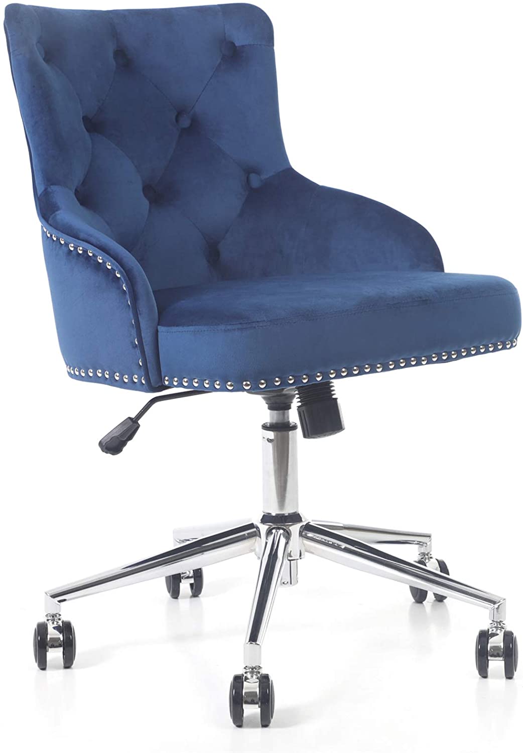 Home Office Chair with High Back Modern Velvet Design