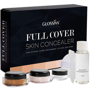Glossiva Waterproof Tattoo Concealer - Skin Concealer (Scar Covering)