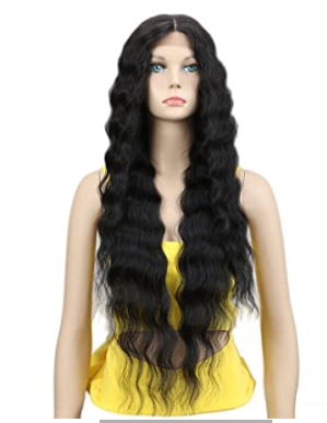 Lace Front Wigs 30'' Long Wavy Synthetic Wigs