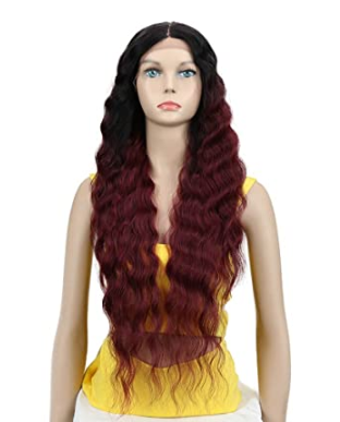 Lace Front Wigs 30'' Long Wavy Synthetic Wigs