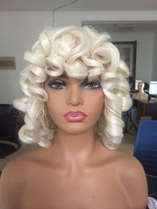 Afro Short Wig with Bang