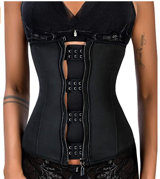 Latex Waist Trainer Corset Underbust Sport Cincher Womens Workout Body Shaper