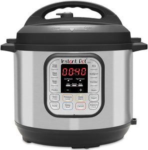 Instant Pot Duo 7-in-1 Electric Pressure Cooker, Sterilizer, Slow Cooker, Rice Cooker, Steamer, Saute, Yogurt Maker, and Warmer,