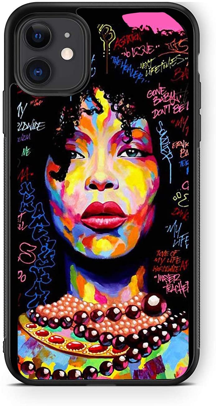 iPhone 11 Protective Case, Afro Girls African American Women Colorful Apple iPhone 11 CaseCase