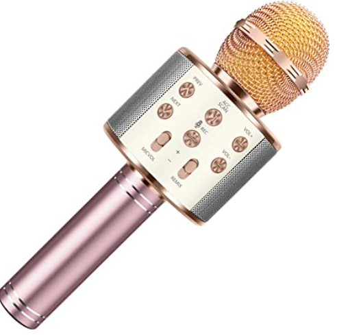 Girls Bluetooth Microphone For Kids