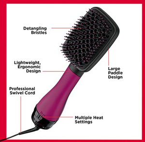 Revlon One-Step Hair Dryer & Styler, Pink