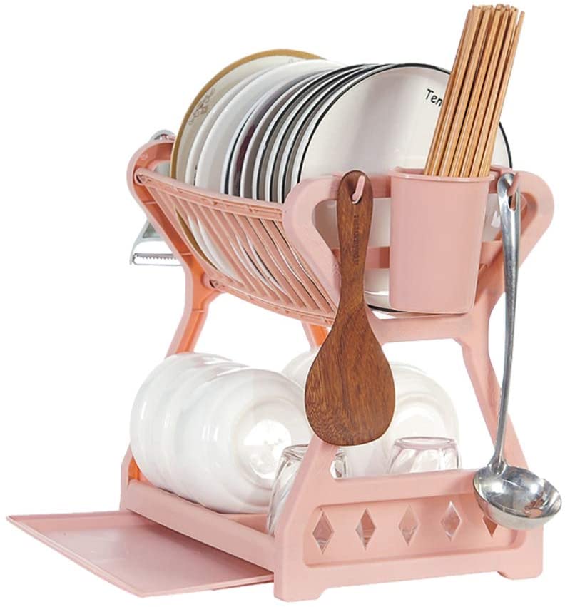 Kitchen Dish Drying Rack 2 Tier