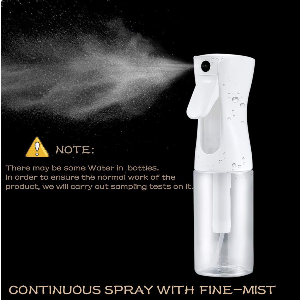 Empty Spray Bottle -5.4oz/160ml Hair Spray Bottle Mist Sprayer Fine Mist Spray Bottle Ultra Fine Continuous Spray Water Bottle for Hair Styling, Plants, Cleaning, Misting & Skin Care