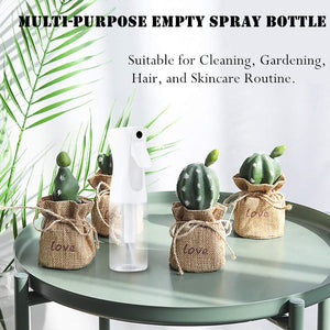 Empty Spray Bottle -5.4oz/160ml Hair Spray Bottle Mist Sprayer Fine Mist Spray Bottle Ultra Fine Continuous Spray Water Bottle for Hair Styling, Plants, Cleaning, Misting & Skin Care