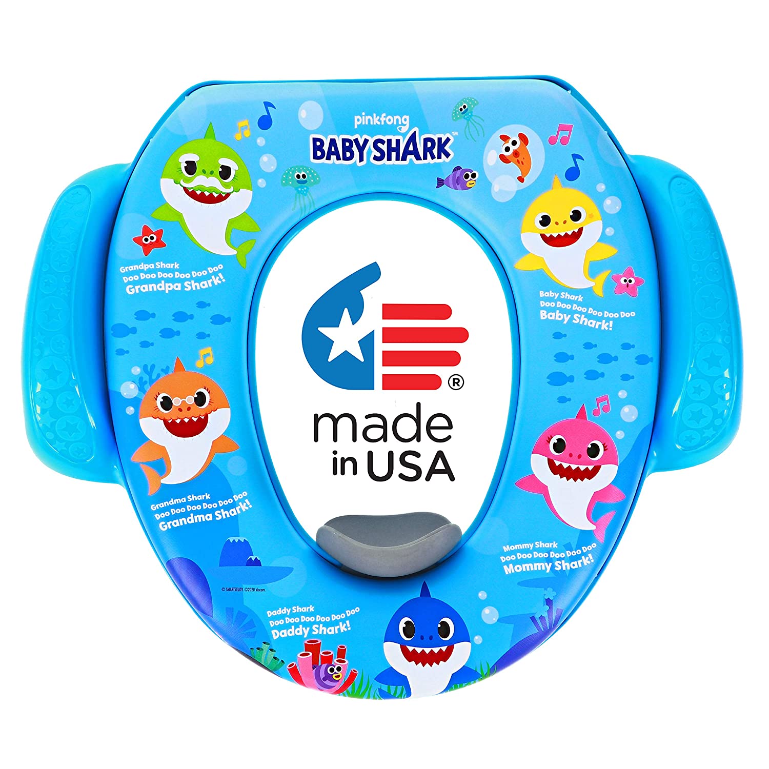 Baby Shark "Sharktastic" Soft Potty Training Seat For Toddlers