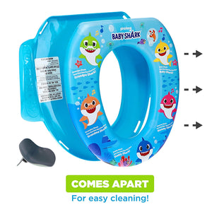 Baby Shark "Sharktastic" Soft Potty Training Seat For Toddlers